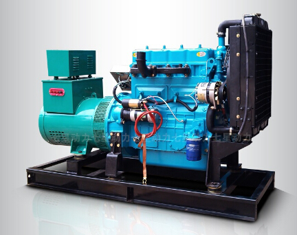 天门上柴30kw大型柴油发二手电机组_COPY